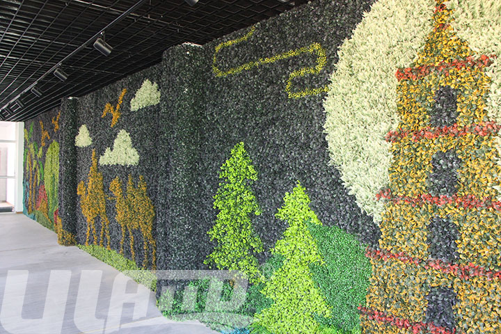 仿真植物墻設(shè)計-絲綢之路