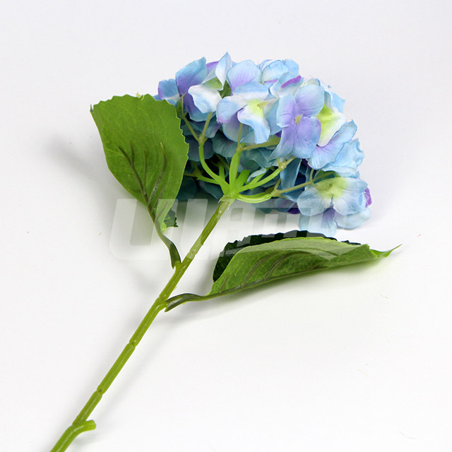 藍(lán)色仿真絹布花